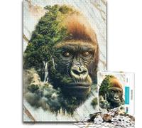 Adult Jigsaw Puzzle Guardian of The Jungle 1000pcs (38x26cm) Challenge | Enjoy a relaxing puzzle activity on quiet evenings for a satisfying challenge.