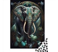 Adult Jigsaw Puzzle Imaginary World Elephant Jigsaw Puzzles for Adults Educational Game Challenge Toy 1000pcs (38x26cm)