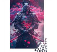 Adult Jigsaw Puzzle Japanese Samurai Jigsaw Puzzles for Adults Educational Game Challenge Toy 1000pcs (75x50cm)