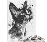 Adult Jigsaw Puzzle Lion Synthwave Wood Puzzles for Adults Educational Game Challenge Toy 1000pcs (75x50cm)