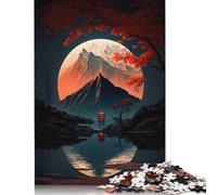 Adult Jigsaw Puzzle Mystical Dawn Oasis Puzzle Jigsaws for Adults Educational Game Challenge Toy 500pcs (52x38cm)