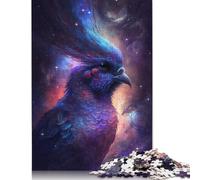 Adult Jigsaw Puzzle Phoenix Bird Galaxy 1000 Pieces Jigsaws Games Educational Toys Jigsaw Puzzles for 18+ And Adults 1000pcs (75x50cm)