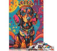 Adult Jigsaw Puzzle Royal Dachshund Jigsaw Puzzles for Adults Educational Game Challenge Toy 1000pcs (75x50cm)