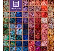 Adult Jigsaw Puzzle: Royal School of Needlework: Wall of Wool: 1000-Piece Jigsaw Puzzles, Blue