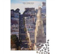 Adult Jigsaw Puzzle San Francisco Jigsaw Puzzles for Adults Educational Game Challenge Toy 1000pcs (38x26cm)