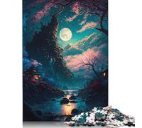 Adult Jigsaw Puzzle Small Palace The River Wooden Puzzles for Adults Teenagers Age 12+ 500pcs (52x38cm)