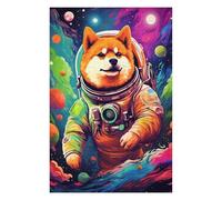 Adult Jigsaw Puzzle, Space Dog Astronaut Art-34, 1000 PCS