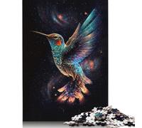 Adult Jigsaw Puzzle Spectral Hummingbird Puzzle Jigsaws for Adults Educational Game Challenge Toy 1000pcs (75x50cm)