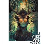 Adult Jigsaw Puzzle Spirit Of The Forest Jigsaw Puzzles for Adults Educational Game Challenge Toy 1000pcs (75x50cm)