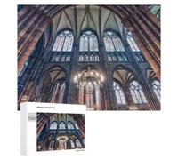 Adult Jigsaw Puzzle, Strasbourg Cathedral, 500 PCS