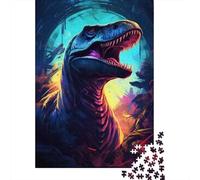 Adult Jigsaw Puzzle Tyrannosaurus TRex Dino Jigsaw Puzzles for Adults Educational Game Challenge Toy 1000pcs (38x26cm)