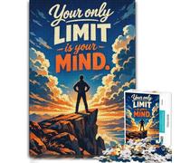 Adult Jigsaw Puzzle, Your Only Limit Is Your Mind, 500 PCS