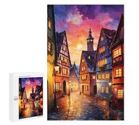 Adult Jigsaw Puzzle1000 PCS Beautiful Bavarian Sunrise Puzzles for Adults Relaxing Games Improve Memory Deal As Gifts for The Whole Family 1000 PCS