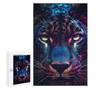 Adult Jigsaw Puzzle1000 PCS Black Panther Fluorescent Puzzles for Adults Relaxing Games Improve Memory Deal As Gifts for The Whole Family 1000 PCS