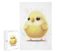 Adult Jigsaw Puzzle1000 PCS Cute Baby Chick Chicken Teenagers Puzzles Brain Teaser Game Improve Memory Help The Brain Exercise 1000 PCS