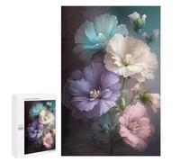 Adult Jigsaw Puzzle1000 PCS Dreamy Pastel Flowers Puzzles for Adults Relaxing Games Improve Memory Deal As Gifts for The Whole Family 1000 PCS