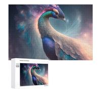 Adult Jigsaw Puzzle1000 PCS Enchanted Peacock Awe-Inspiring Beauty Teenagers Puzzles Brain Teaser Game Home Decoration Unique Birthday And Gifts 1000 PCS
