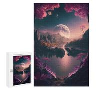 Adult Jigsaw Puzzle1000 PCS Exoplanet Tau Ceti E Jigsaw Puzzle Brain Teaser Game Pattern Assembly Unique Birthday And Gifts 1000 PCS