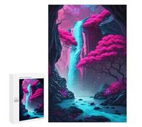 Adult Jigsaw Puzzle1000 PCS Fantasy Cave Jigsaw Puzzle Brain Teaser Game Pattern Assembly Unique Birthday And Gifts 1000 PCS