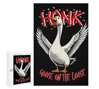 Adult Jigsaw Puzzle1000 PCS Honk Goose on The Loose Puzzles for Adults Relaxing Games Improve Memory Deal As Gifts for The Whole Family 1000 PCS