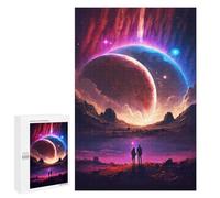 Adult Jigsaw Puzzle1000 PCS Interstellar Couple Puzzles for Adults Relaxing Games Improve Memory Deal As Gifts for The Whole Family 1000 PCS