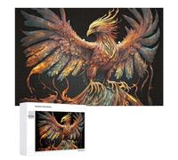 Adult Jigsaw Puzzle1000 PCS Phoenix Rising Mythical Bird Art -1 Teenagers Puzzles Brain Teaser Game Home Decoration Unique Birthday And Gifts 1000 PCS
