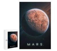 Adult Jigsaw Puzzle1000 PCS Planet Mars in Space Jigsaw Puzzle Brain Teaser Game Pattern Assembly Unique Birthday And Gifts 1000 PCS