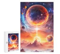 Adult Jigsaw Puzzle1000 PCS Space Magic Jigsaw Puzzle Brain Teaser Game Pattern Assembly Unique Birthday And Gifts 1000 PCS