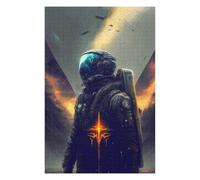 Adult Jigsaw Puzzle1000 PCS Space Warrior Dawn of Heroes Jigsaws for Adults Anti-Stress Toys Pattern Assembly Stress Reduction Gifts 1000 PCS