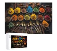 Adult Jigsaw Puzzle1000 PCS Spice Blends for Culinary Creativity Teenagers Puzzles Brain Teaser Game Home Decoration Unique Birthday And Gifts 1000 PCS