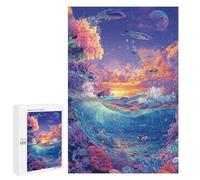 Adult Jigsaw Puzzle1000 PCS Underwater Paradise Coral Reef Bliss Puzzles for Teenagers Stress Reliever Every Piece Is Unique - Challenging Game Toys 1000 PCS