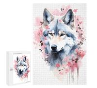 Adult Jigsaw Puzzle1000 PCS Wolf Poster, Picture, Metal Print, Paint by Michael I. Organ Jigsaw Puzzle Brain Teaser Game Pattern Assembly Unique Birthday And Gifts 1000 PCS