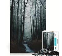 Adult Jigsaw Puzzle1000 Pieces Alone Within The Trees Premium Cut Play Focus Fun Game Idle Fun Time Xmas Leisure Gift (38x52cm)