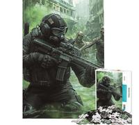 Adult Jigsaw Puzzle1000 Pieces Apocalypse Operator Puzzles for Adults Hands-on Game Wall Art Deal As Gifts for The Whole Family (Size 75x50cm)