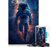 Adult Jigsaw Puzzle1000 Pieces Astronaunt Another Planet Exact Cut Art Brain Activity Fun Relax Time Game Christmas Home Art (50x75cm)