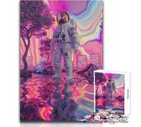 Adult Jigsaw Puzzle1000 Pieces Astronaut Look Distance But Fun And Humorous Brain Teaser Game Great Gift for Games (size 38x26cm)
