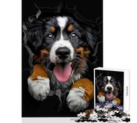 Adult Jigsaw Puzzle1000 Pieces Australian Shepherd Educational Toy Gifts for Women Men Brain Teaser Game Train Your Brain And Hands Size 38x26cm