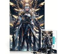 Adult Jigsaw Puzzle1000 Pieces Beautiful Dark Angel Premium Cut Fun Mind Exercise Toy Chill Game Play Birthday Decor Gift (38x26cm)