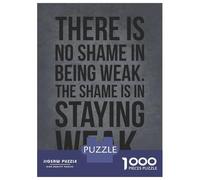 Adult Jigsaw Puzzle1000 Pieces Being Weak Vs Staying Weak Puzzles for Adults Relaxing Games Staycation Kill Time for Birthday, Chrismas 38x26cm/1000pcs
