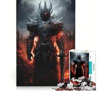 Adult Jigsaw Puzzle1000 Pieces Black Knight From Hell, Educational Toy, Precision Cutting, Improving Love between Couples 50x75cm