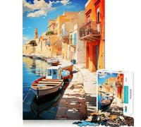 Adult Jigsaw Puzzle1000 Pieces Camino Oil Painting Flawless Edge Fun Mental Focus Game Quiet Fun Play Xmas Decor Gift (38x52cm)