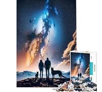 Adult Jigsaw Puzzle1000 Pieces Celestial Companions Jigsaw for Adults Anti-Stress Toys Difficult Hard Help The Brain Exercise (Size 38x52cm)