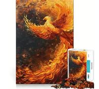 Adult Jigsaw Puzzle1000 Pieces Celestial Phoenix Tight Cut Fun Problem Solving Toy Leisure Fun Time Birthday Decor Gift (38x52cm)