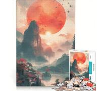 Adult Jigsaw Puzzle1000 Pieces Chinese Landscape, Educational Toy, Precision Cutting, Improving Love between Couples 50x75cm