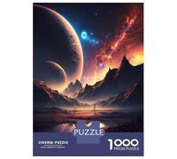 Adult Jigsaw Puzzle1000 Pieces Cosmic Mountain Range Adult Jigsaw Puzzle Family Games Pattern Assembly Deal As Gifts for The Whole Family 70x50cm/1000pcs