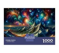 Adult Jigsaw Puzzle1000 Pieces Cosmic Mountain Range Puzzle for Adults Anti-Stress Toys Improve Memory Deal As Gifts for The Whole Family 52x38cm/1000pcs