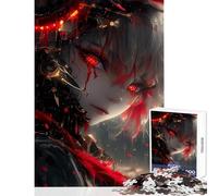 Adult Jigsaw Puzzle1000 Pieces Deadly Anime Girl Educational Toy Art Work Gift Educational Game with Matching Poster And Trivia Sheet Size 38x26cm