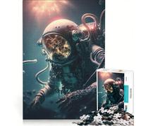 Adult Jigsaw Puzzle1000 Pieces Diving Into The Unknown Relax Games Fun at Home Activities Enhance Love between Couples 50x75cm