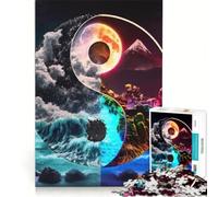 Adult Jigsaw Puzzle1000 Pieces Elemental Yin And Yang, Educational Games, Fun at Home Activities, Every Piece Is Unique 38x52cm