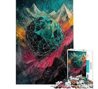 Adult Jigsaw Puzzle1000 Pieces Emerald Orb Jigsaw Puzzle Hands-on Game Difficult Challenge Deal As Gifts for The Whole Family (size 38x26cm)